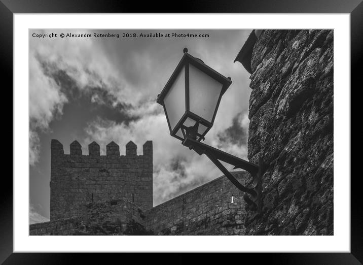 Sortelha Castle, Portugal Framed Mounted Print by Alexandre Rotenberg