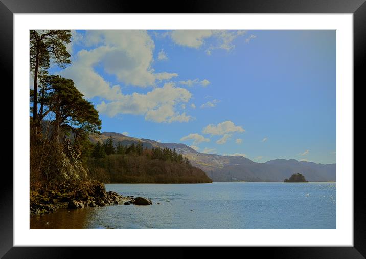 Derwentwater and Friars Crag  Framed Mounted Print by graham young