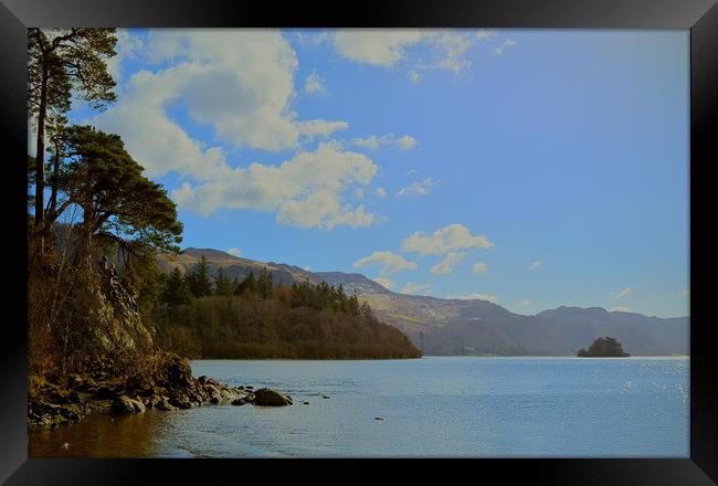 Derwentwater and Friars Crag  Framed Print by graham young