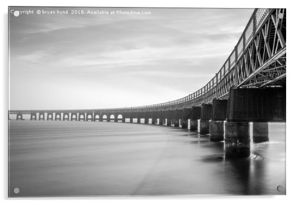 A Bridge to Fife Acrylic by bryan hynd