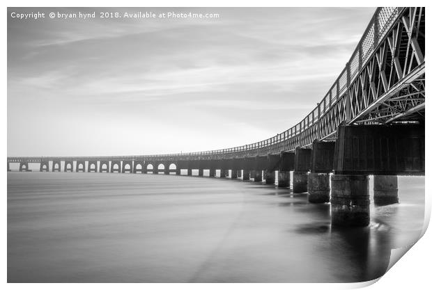 A Bridge to Fife Print by bryan hynd