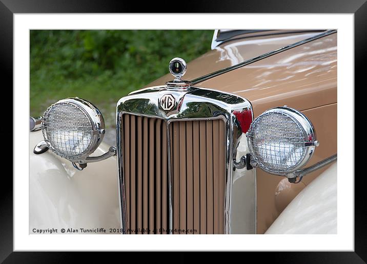 MG T type Framed Mounted Print by Alan Tunnicliffe