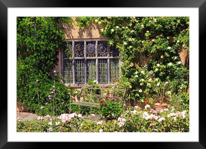 Packwood House Window Framed Mounted Print by Tony Murtagh