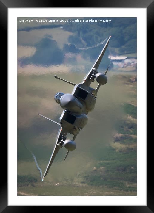 F-15C "Eagle" of the 493rd Fighter Squadron "The G Framed Mounted Print by Steve Liptrot