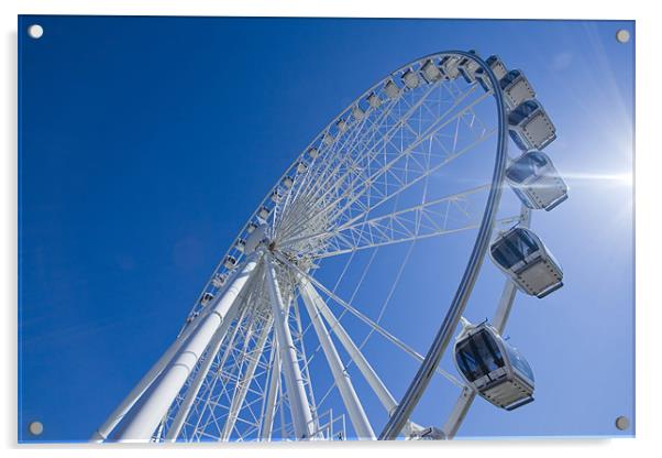 Ferris Wheel Acrylic by Andrew Pelvin