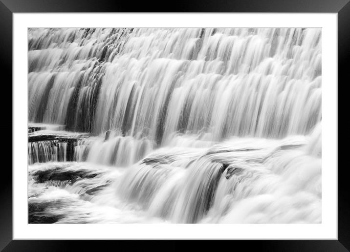Flowing Water Framed Mounted Print by Andrew Pelvin