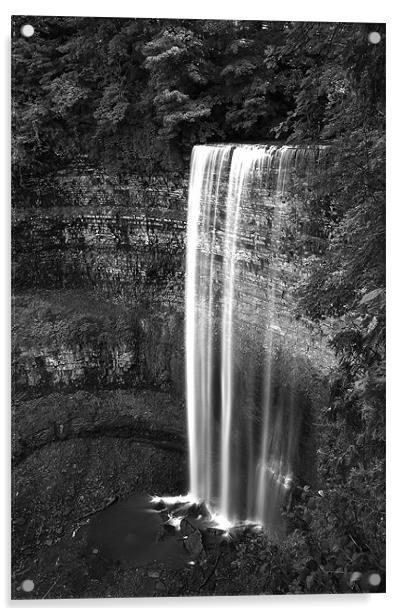 Waterfall Acrylic by Andrew Pelvin