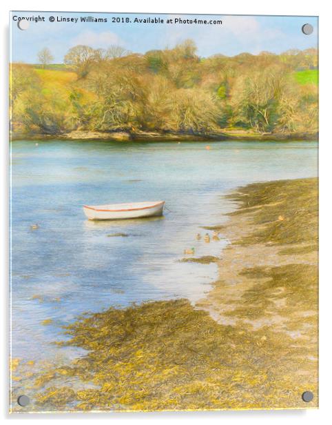 Tranquil Cornwall Acrylic by Linsey Williams