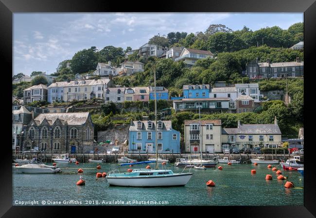 Looe Cornwall Framed Print by Diane Griffiths