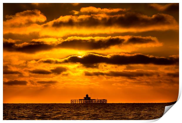 Herne Bay Pier Print by David Hare