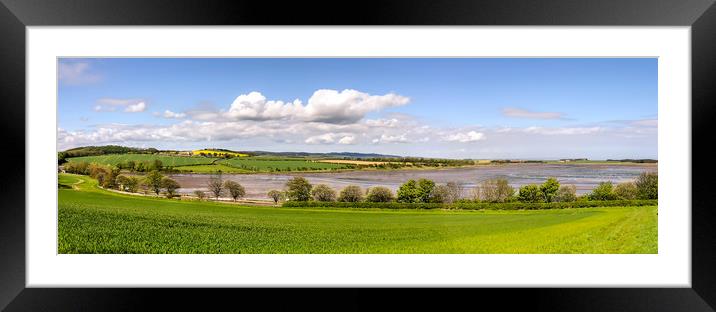 View from the fields Framed Mounted Print by Naylor's Photography