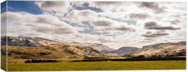 Helvellyn mountain range Canvas Print by Naylor's Photography