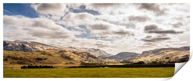 Helvellyn mountain range Print by Naylor's Photography