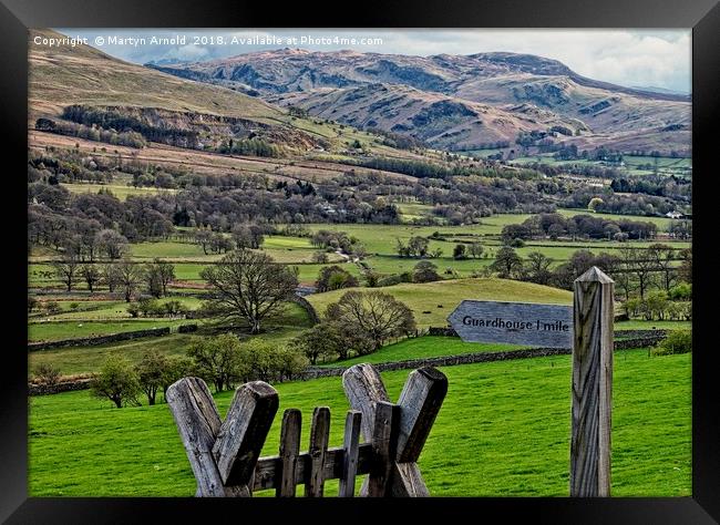 Western Lake District Landscape Framed Print by Martyn Arnold