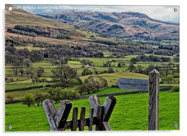 Western Lake District Landscape Acrylic by Martyn Arnold