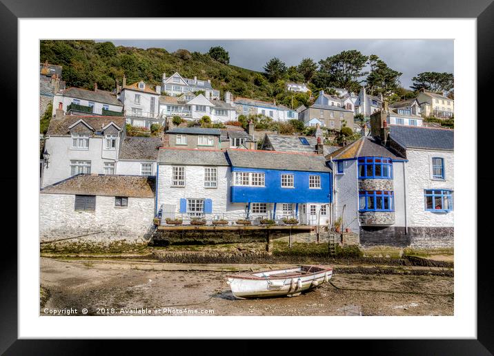 Polperro Framed Mounted Print by Diane Griffiths