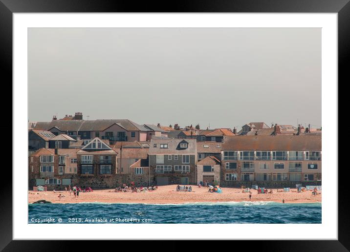 St Ives Framed Mounted Print by Diane Griffiths