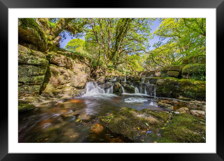 River Avon, Dartmoor Framed Mounted Print by Images of Devon