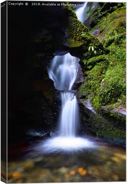 St Nectans Glen Canvas Print by Rob Booth