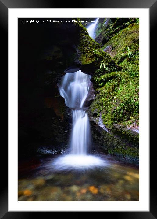 St Nectans Glen Framed Mounted Print by Rob Booth