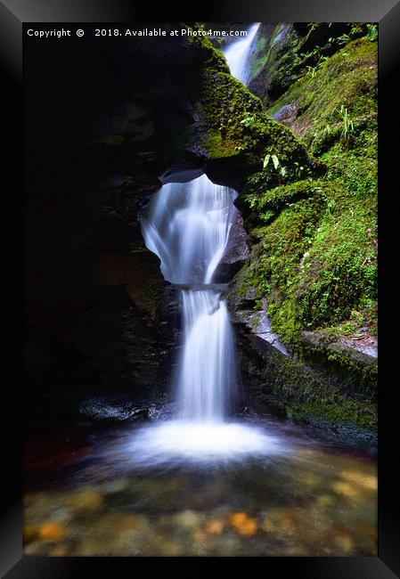 St Nectans Glen Framed Print by Rob Booth