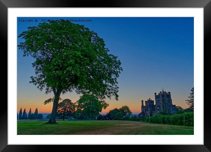 Sunrise at Butleigh Court Somerset Uk Framed Mounted Print by Will Badman