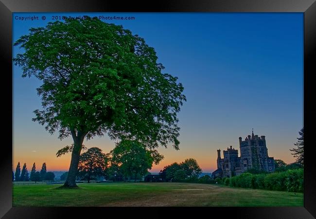 Sunrise at Butleigh Court Somerset Uk Framed Print by Will Badman