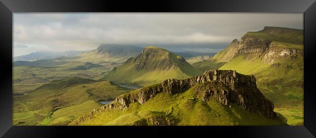 Sunrise on the Quiraing Framed Print by Stephen Taylor