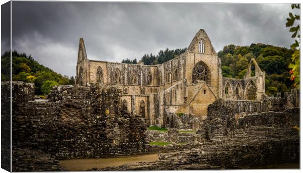 Tintern Abbey Canvas Print by Mike Lanning