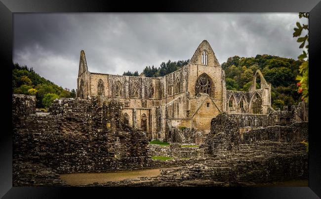 Tintern Abbey Framed Print by Mike Lanning