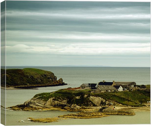 Portmuck Canvas Print by Stephen Maxwell