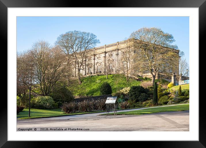 Nottingham Castle Framed Mounted Print by Martyn Williams