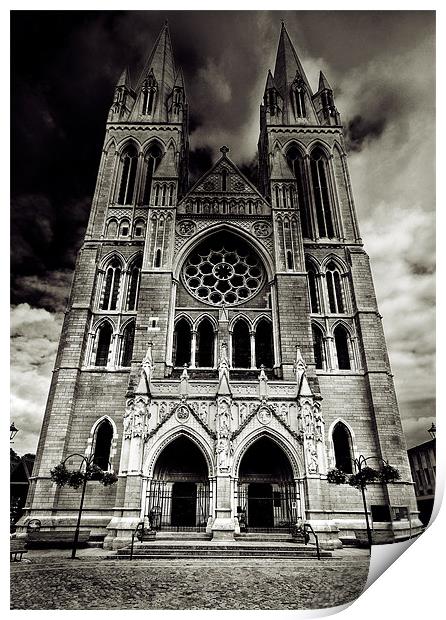 Truro Cathedral Print by colin ashworth