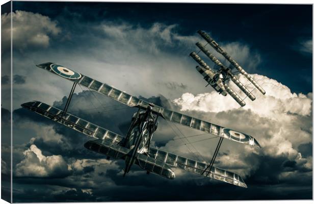 RAF 100 Years Canvas Print by Peter Anthony Rollings