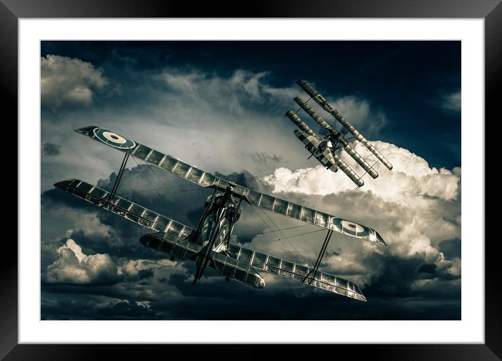 RAF 100 Years Framed Mounted Print by Peter Anthony Rollings