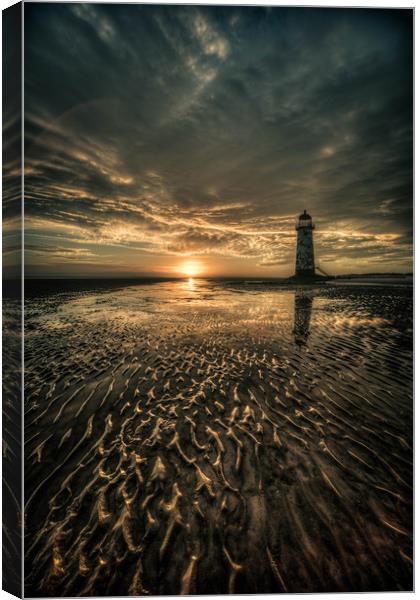 Shimmering Sands Canvas Print by Peter Anthony Rollings