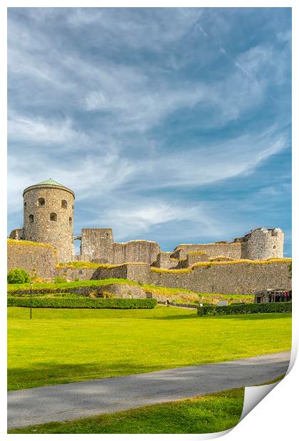 Bohus Fortress in Sweden Print by Antony McAulay