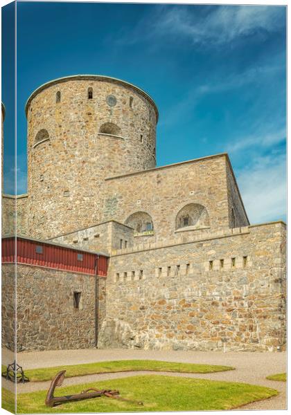 Carlsten Fortress in Sweden Canvas Print by Antony McAulay