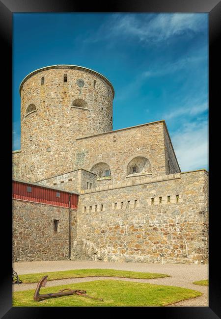 Carlsten Fortress in Sweden Framed Print by Antony McAulay