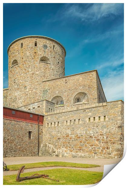 Carlsten Fortress in Sweden Print by Antony McAulay