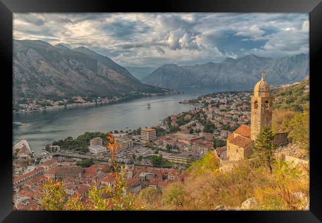 Kotor Church of Our Lady of Remedy Landscape Framed Print by Antony McAulay