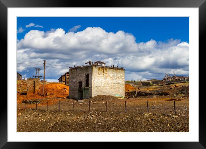 Mining in Norway Framed Mounted Print by Hamperium Photography