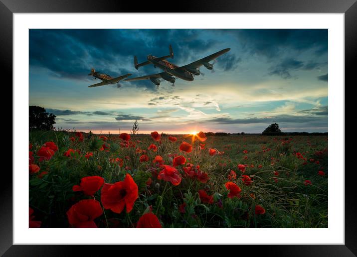 Escort Framed Mounted Print by Peter Anthony Rollings