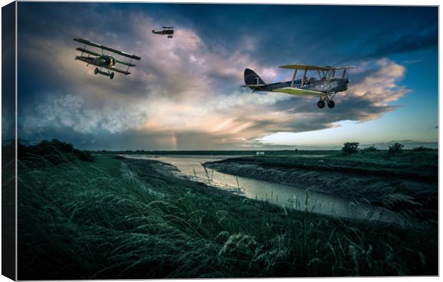 RAF 100 Years Canvas Print by Peter Anthony Rollings