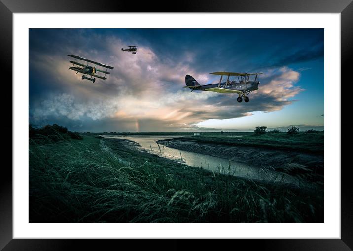 RAF 100 Years Framed Mounted Print by Peter Anthony Rollings