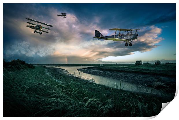 RAF 100 Years Print by Peter Anthony Rollings