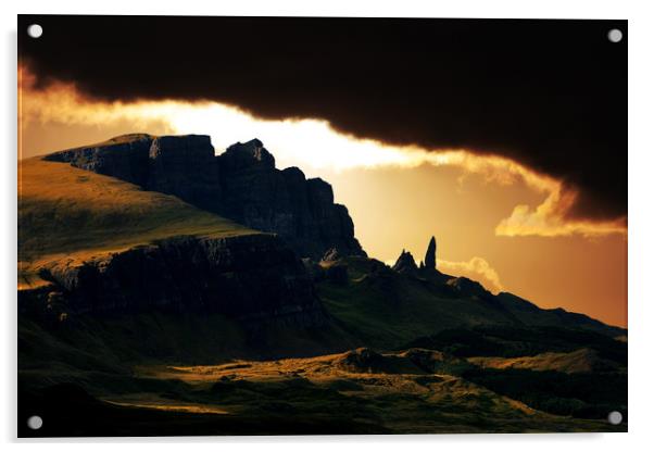 The Old Man of Storr Acrylic by Frank Heumann