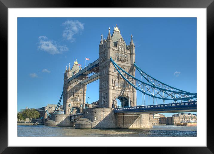 Tower Bridge 5 Framed Mounted Print by Chris Day