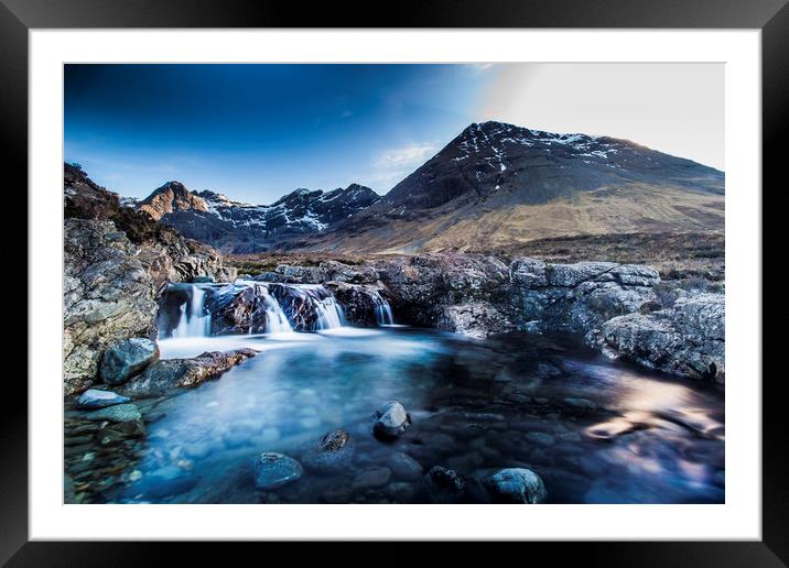 The fairy pools Framed Mounted Print by Frank Heumann