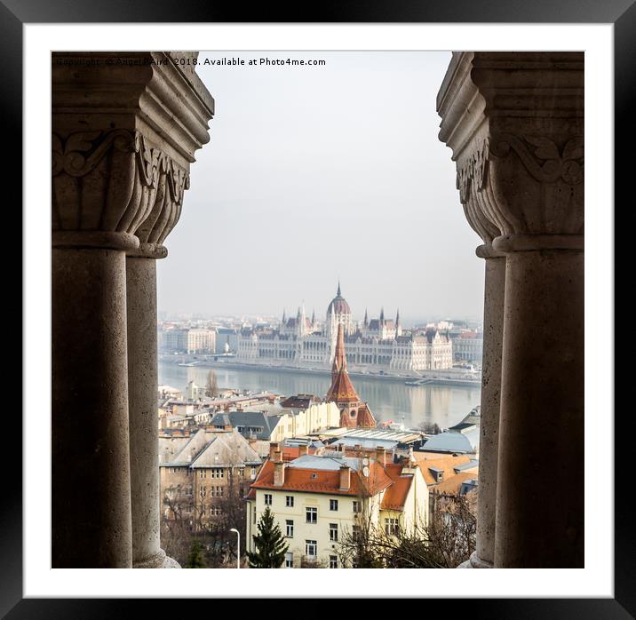 Budapest. Framed Mounted Print by Angela Aird